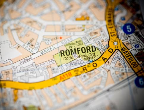 Romford Key Streets & Locations Guide